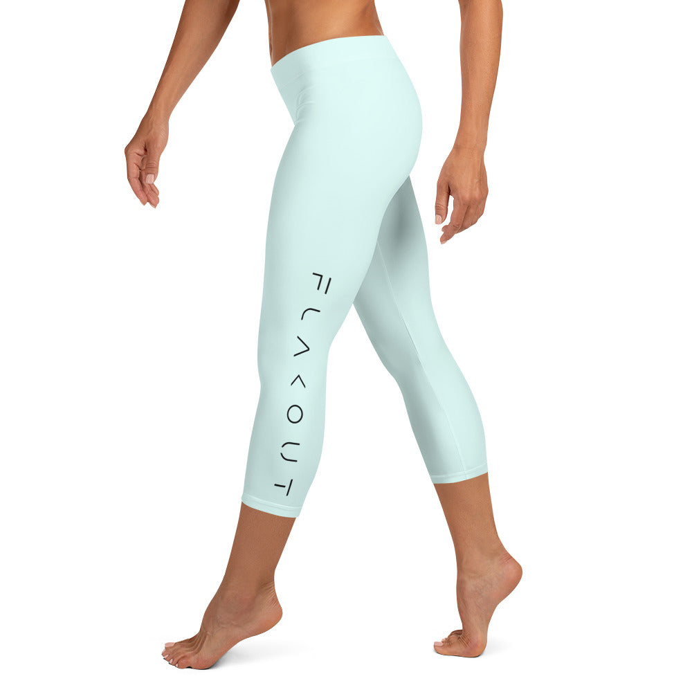 Polar Pearl Women's Capri Leggings - FLAKOUT