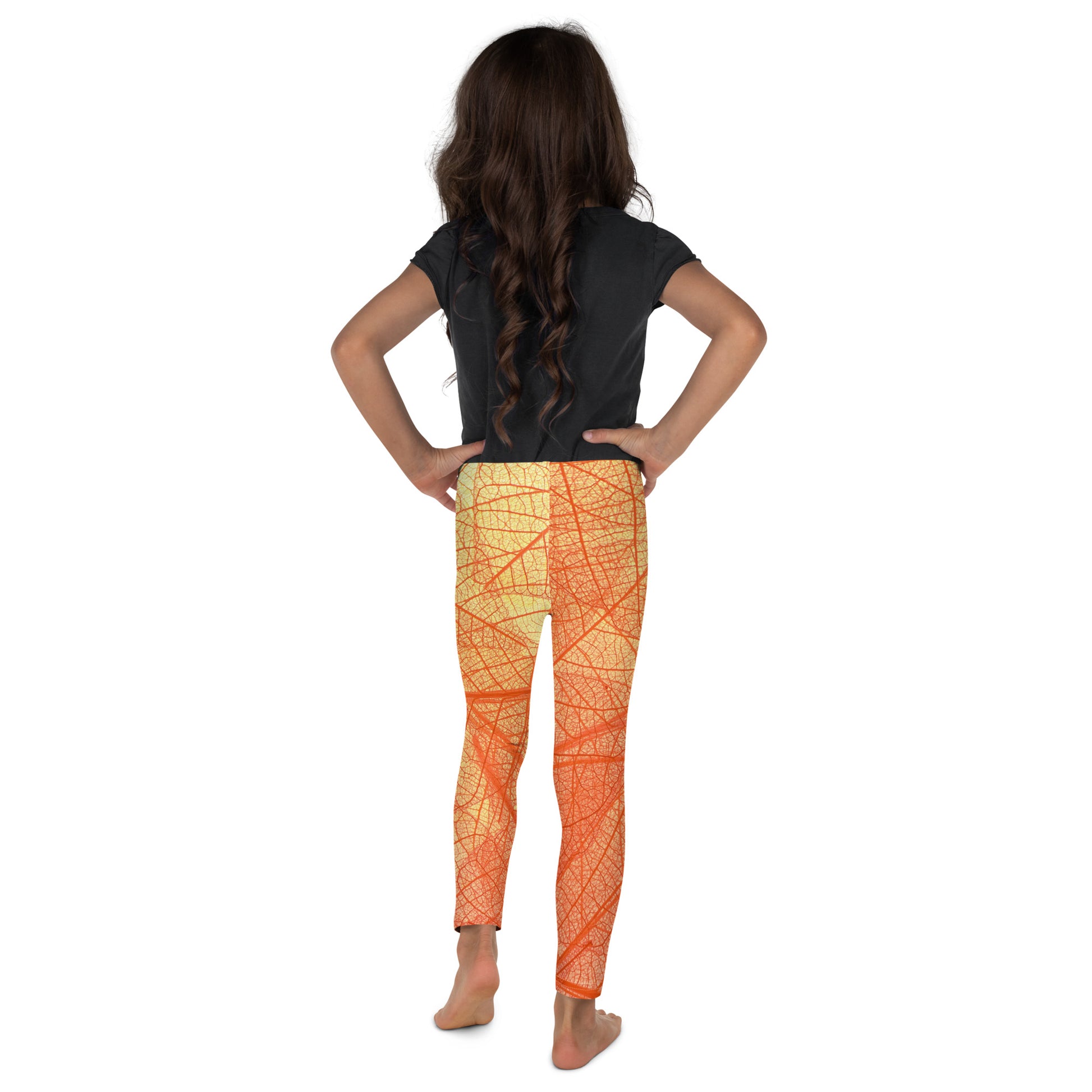 Vermilion Wisps Girl's Leggings - FLAKOUT