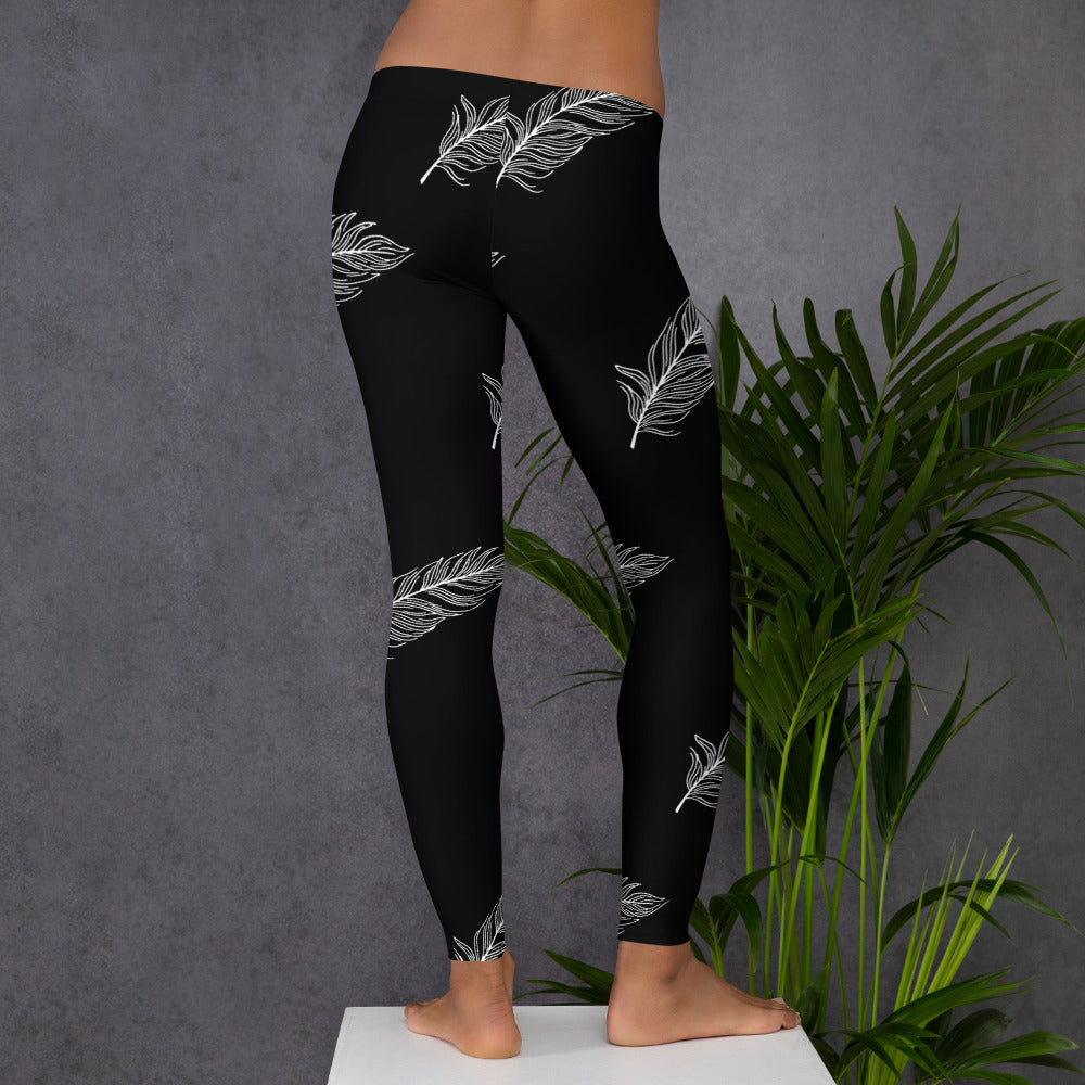 Ethereal Plumes Women's Leggings - FLAKOUT