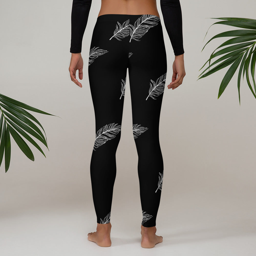 Ethereal Plumes Women's Leggings - FLAKOUT