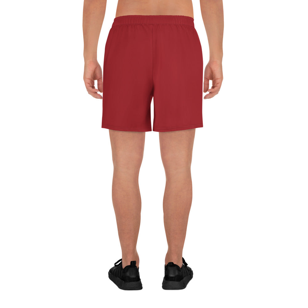 FLAKOUT Sport Firebrick Men's Recycled Athletic Shorts - FLAKOUT