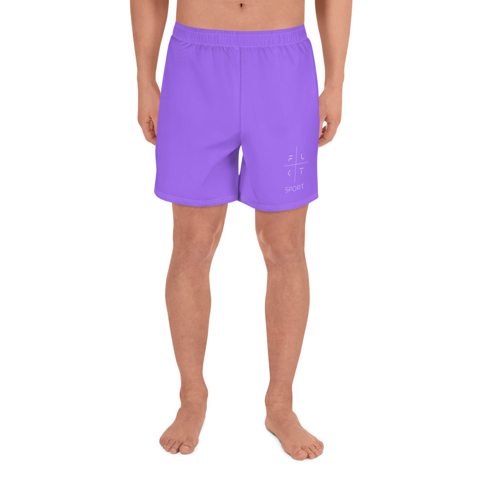 FLAKOUT Sport Mystic Lavender Men's Recycled Athletic Shorts - FLAKOUT