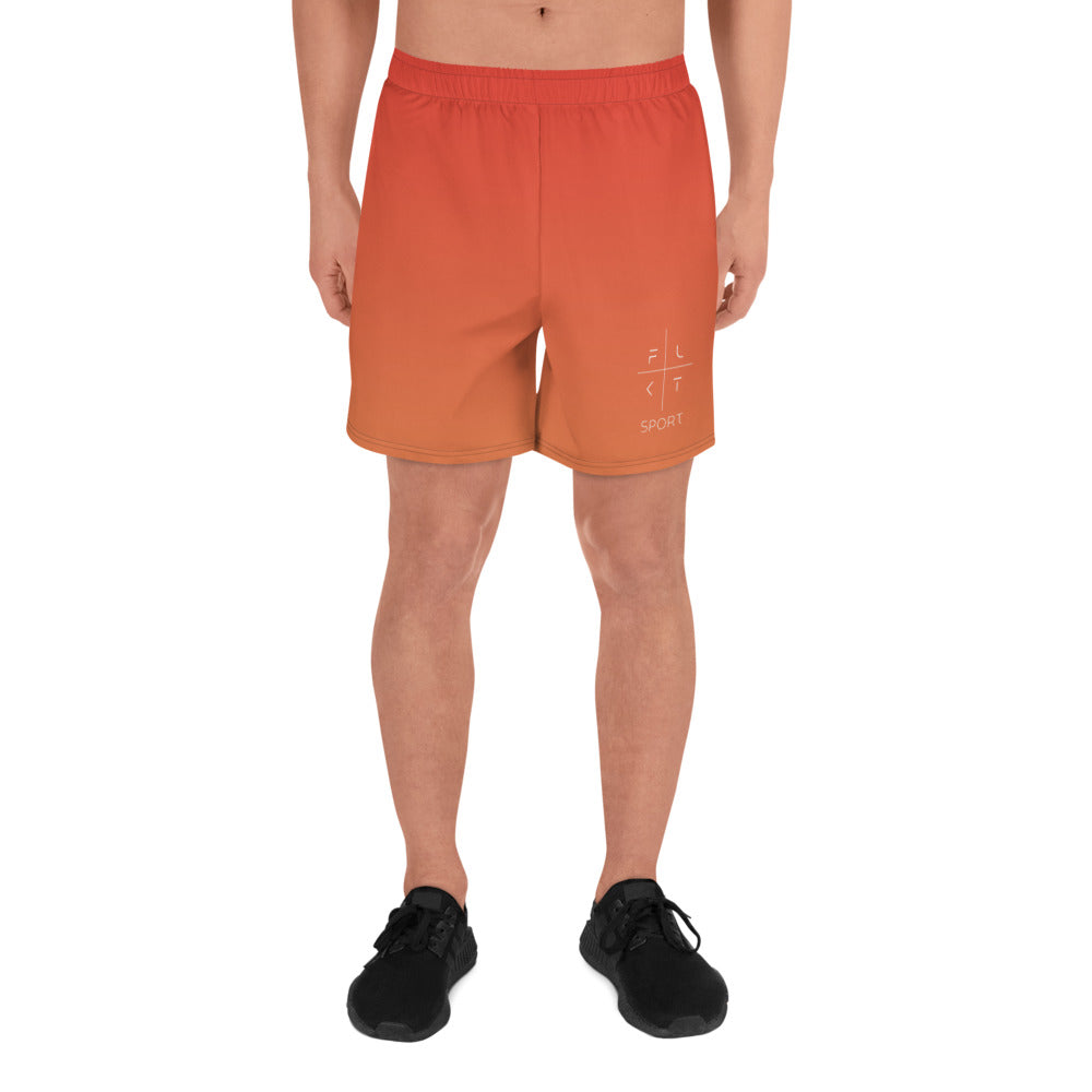 FLAKOUT Sport Flame Kissed Men's Recycled Athletic Shorts - FLAKOUT