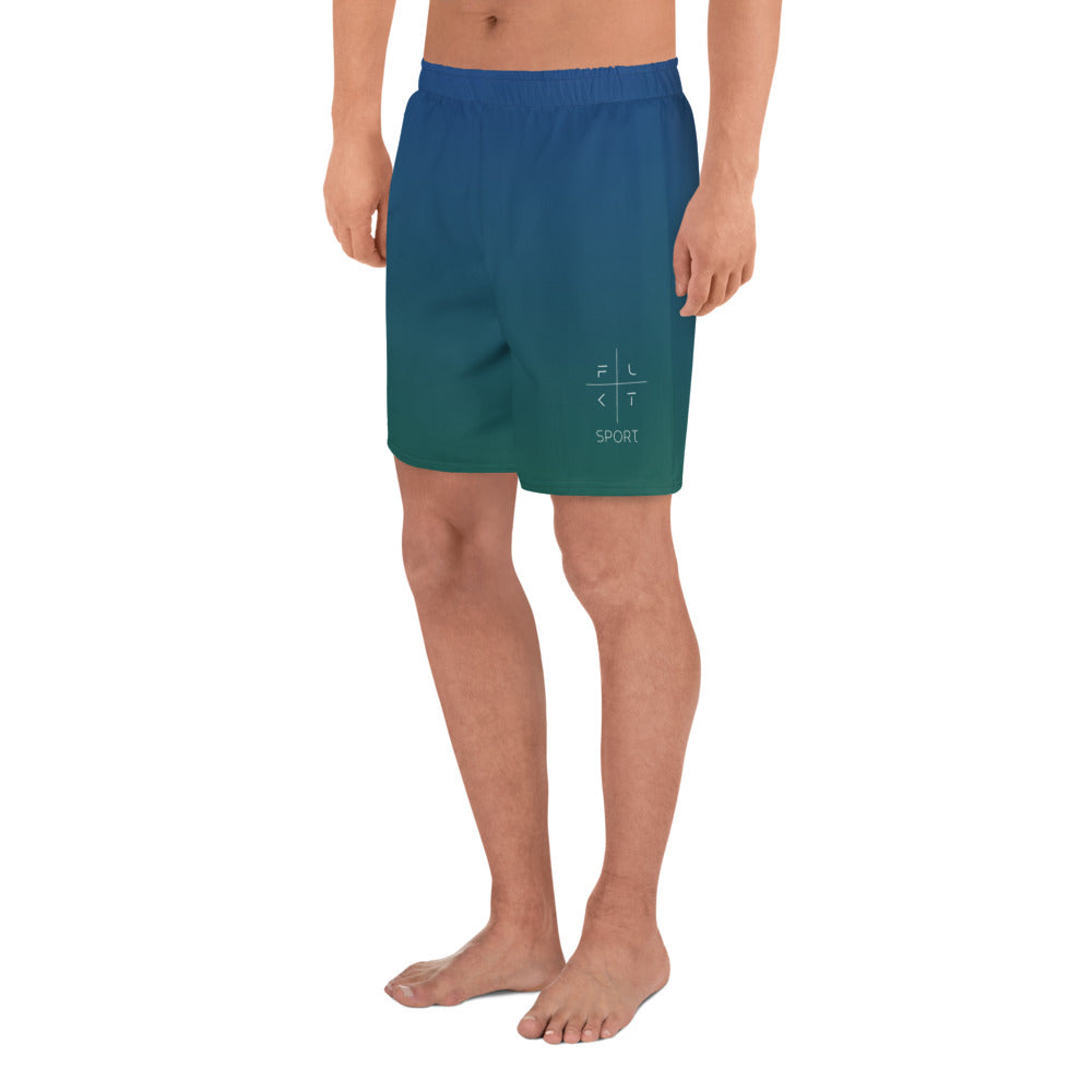 FLAKOUT Sport Sapphire Shadow Men's Recycled Shorts - FLAKOUT