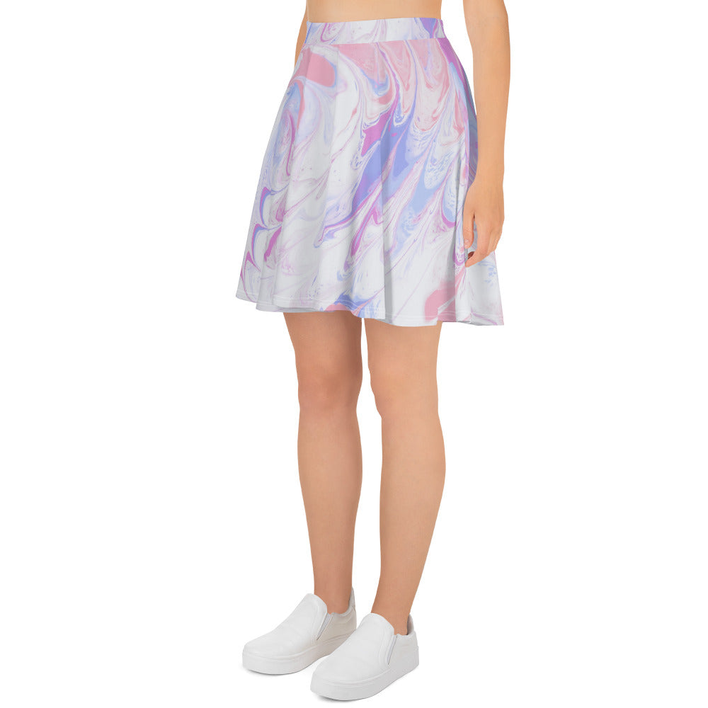 Fluid Colors Flair Women's Skater Skirt - FLAKOUT