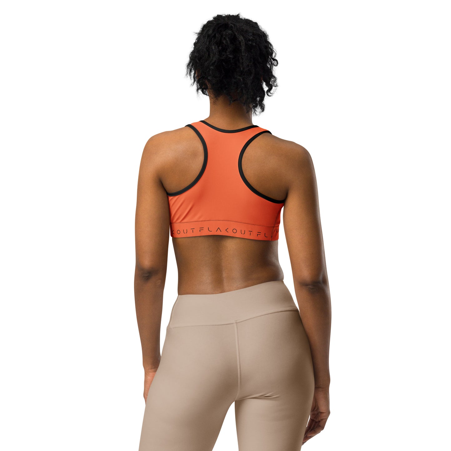 Fiery Burst Women's Sports Performance Bra - FLAKOUT