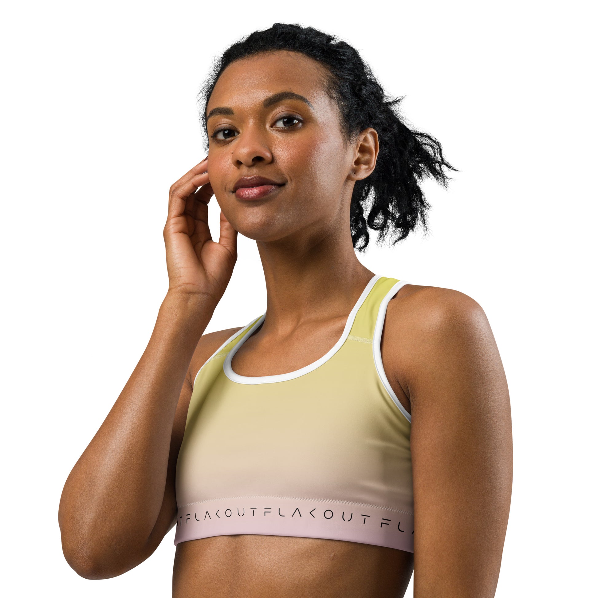 Lemonade Bliss Women's Sports Performance Bra - FLAKOUT