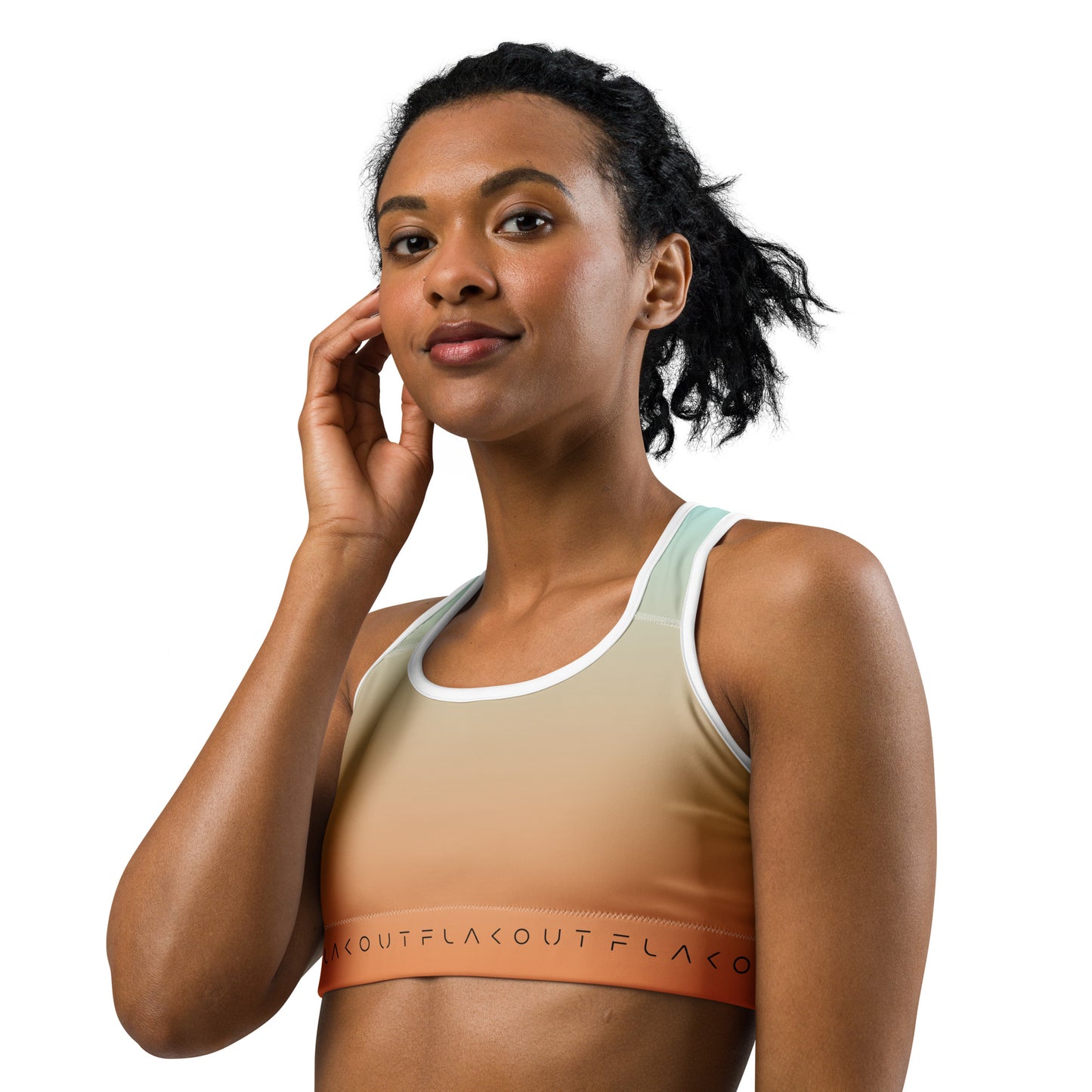 Topaz Sky Women's Sports Performance Bra - FLAKOUT