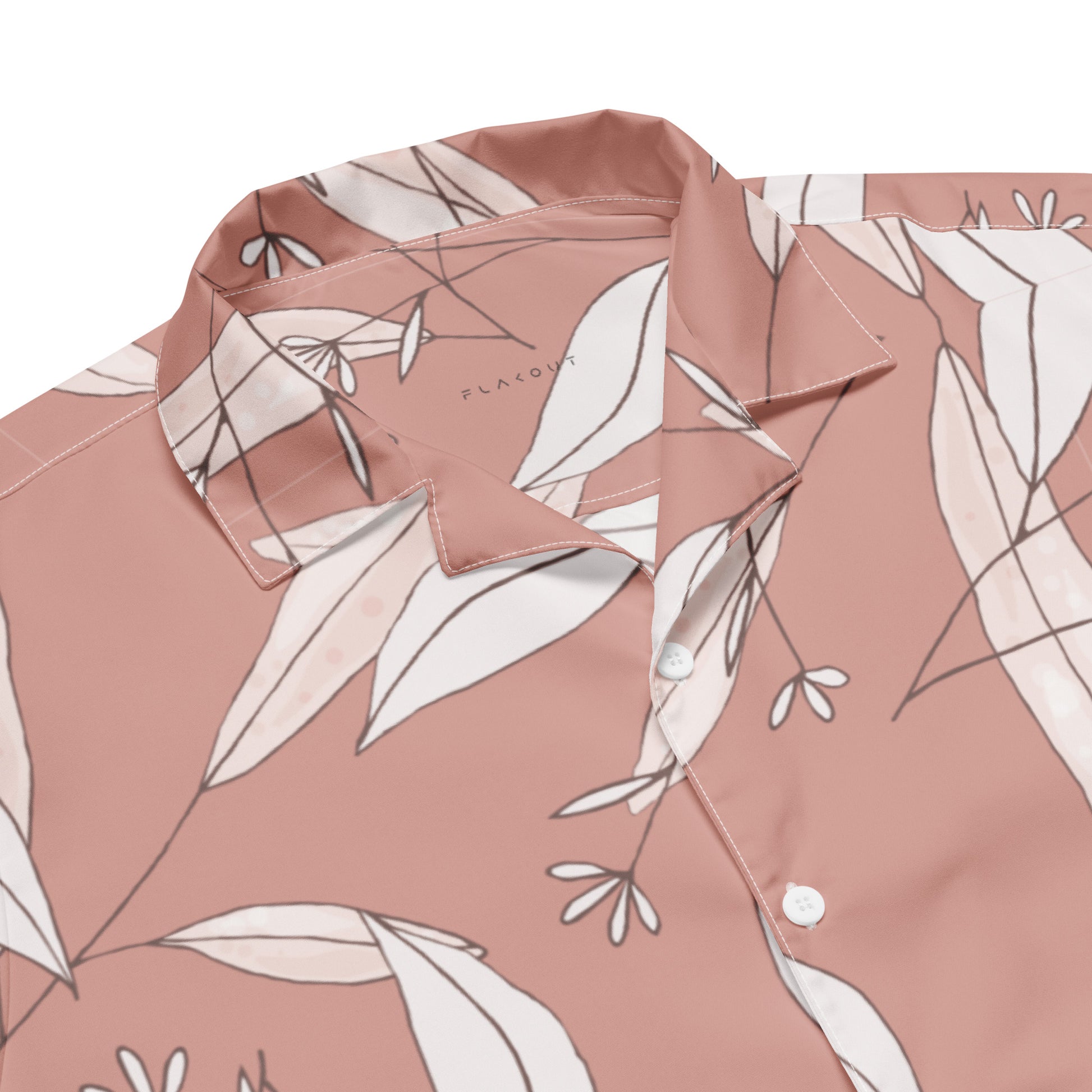 Feathered Finesse Button Shirt - FLAKOUT