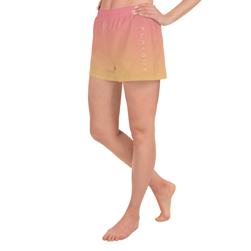 Sunset Sherbet Women’s Recycled Shorts - FLAKOUT