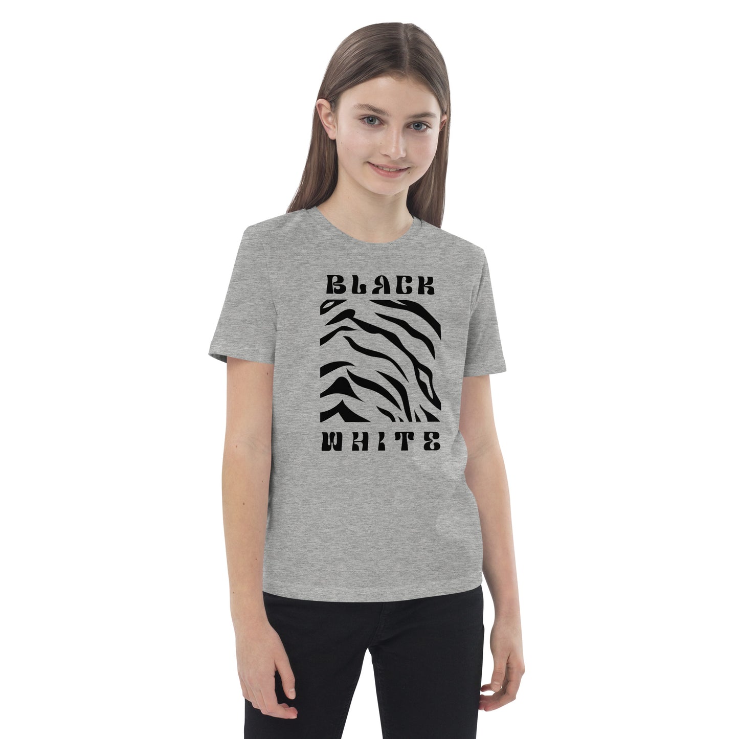 Opulent Onyx Tiger Kid's T-shirt - FLAKOUT