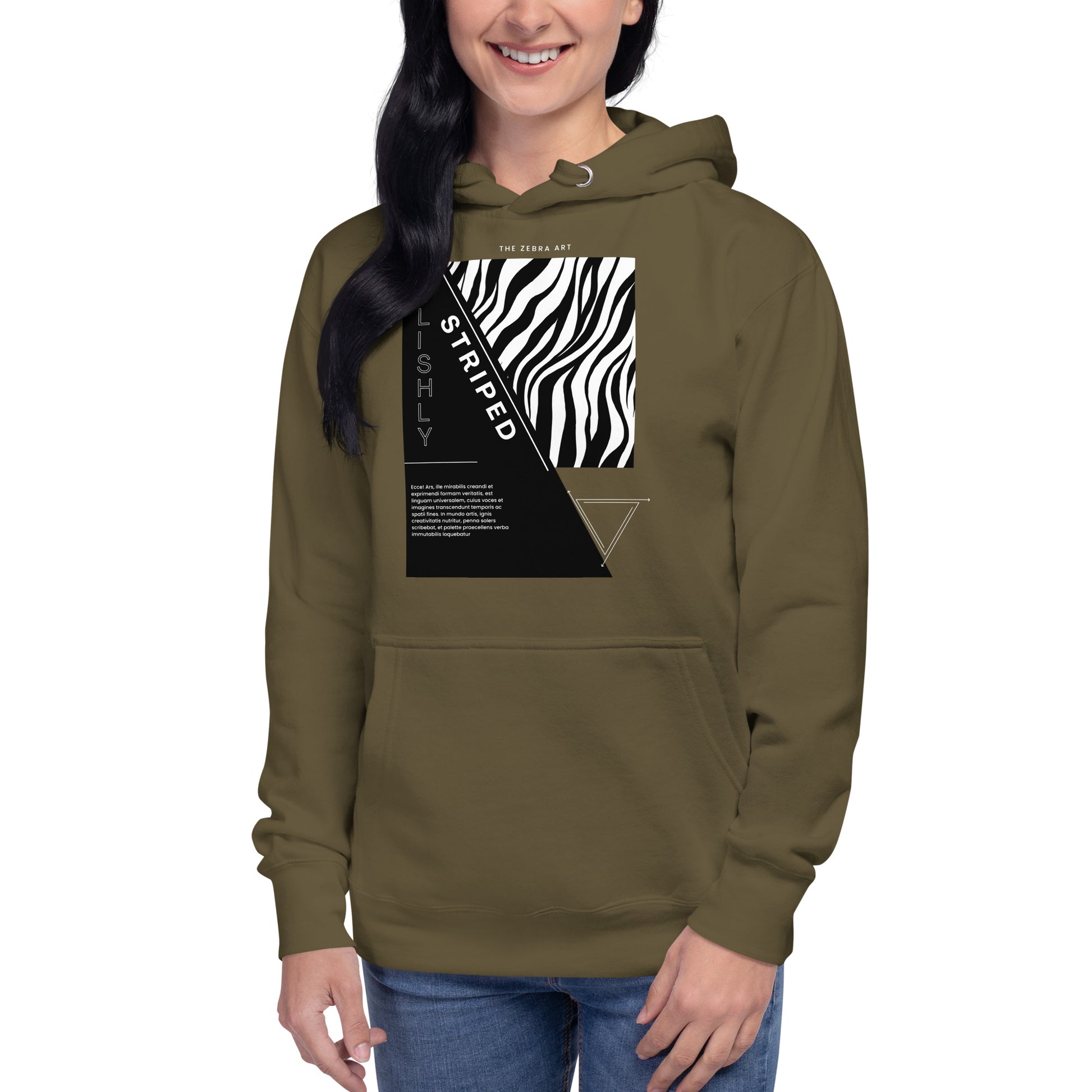 The Zebra Art Unisex Hoodie - FLAKOUT