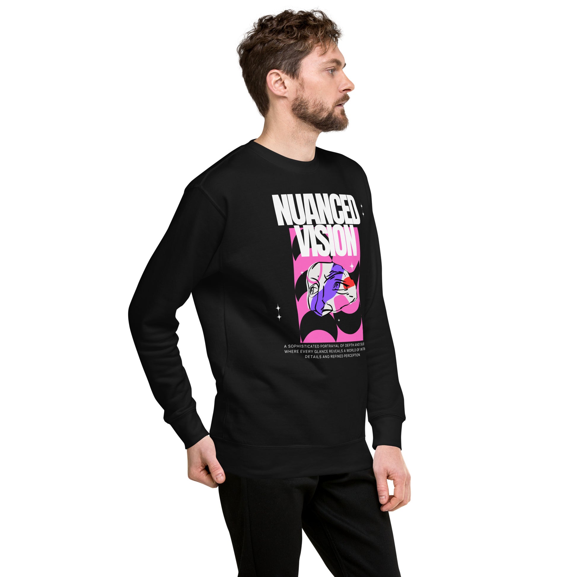 Nuanced Vision Unisex Fleece Sweatshirt - FLAKOUT