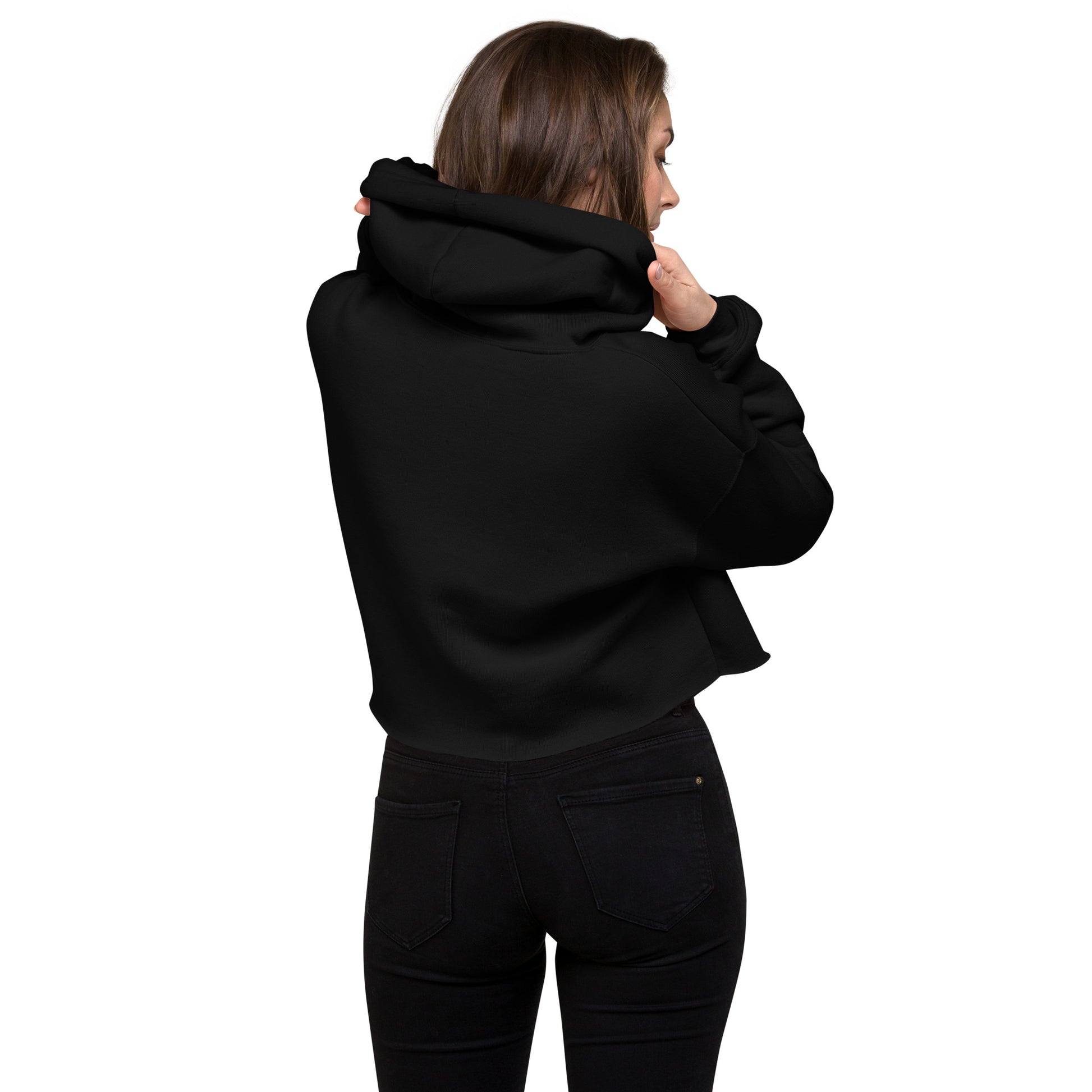 Nebuluxe Brilliance Women's Crop Hoodie - FLAKOUT