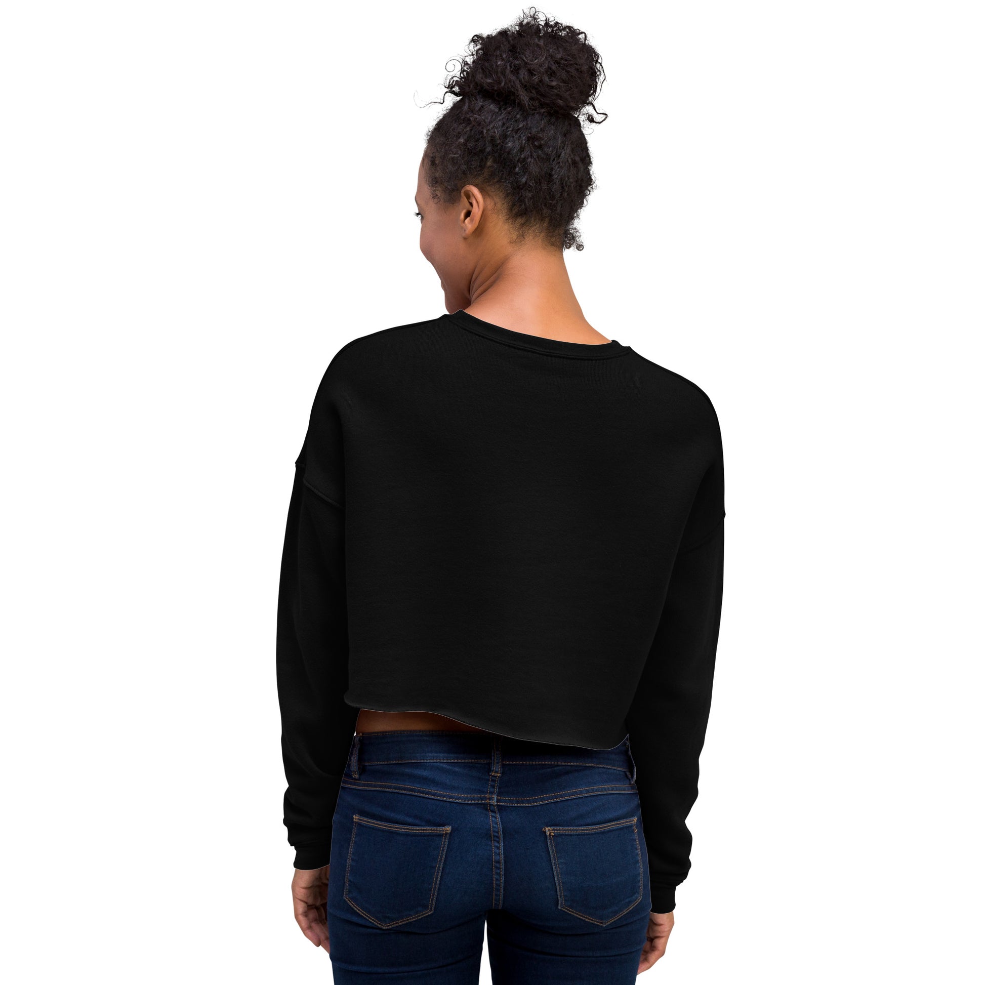 Hidden Truth Women's Crop Sweatshirt - FLAKOUT