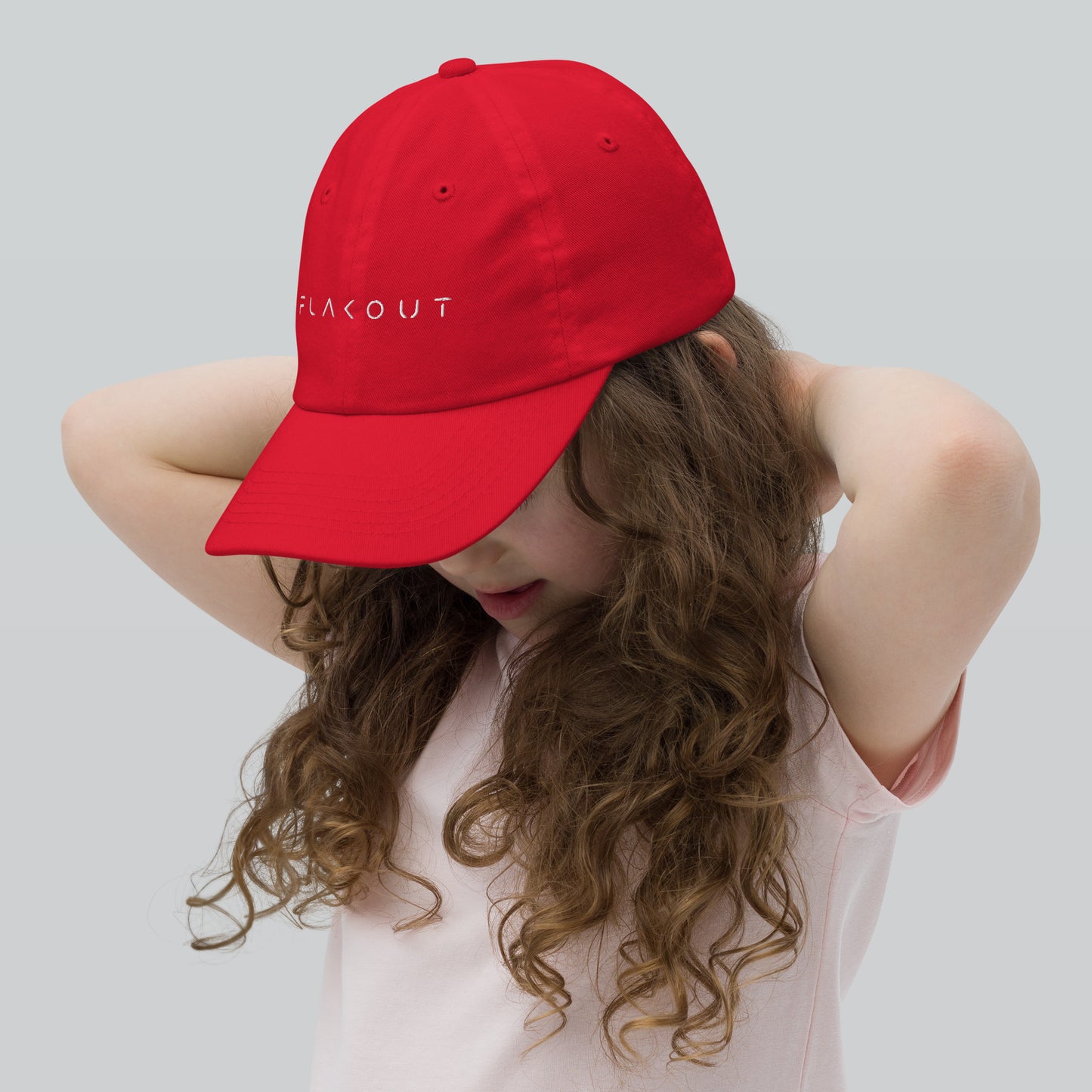 FLAKOUT Logo Embroidered Kid's Baseball Cap