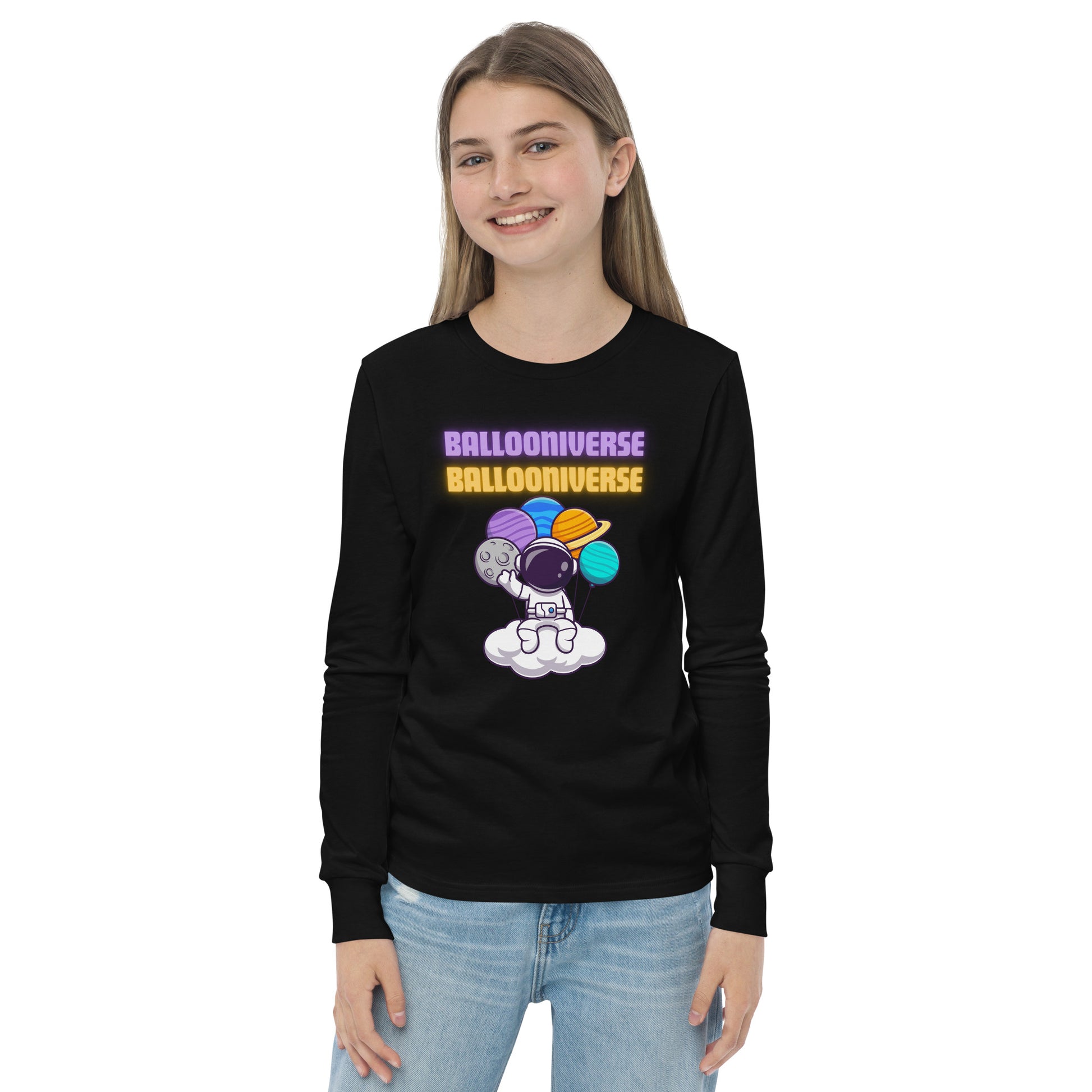 Ballooniverse Unisex Kid's Long Sleeve Tee - FLAKOUT