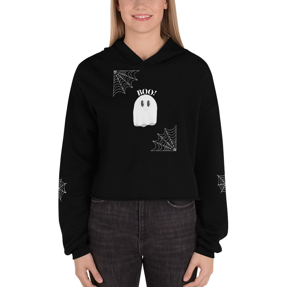 Women's Crop Hoodie Ghost - FLAKOUT